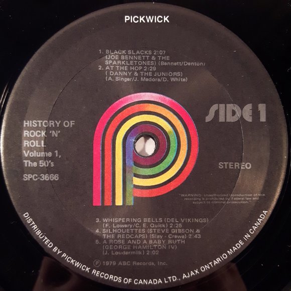 History Of Rock N Roll - Volume One The Fifties - Vinyl LP Record - Picture 3 of 4